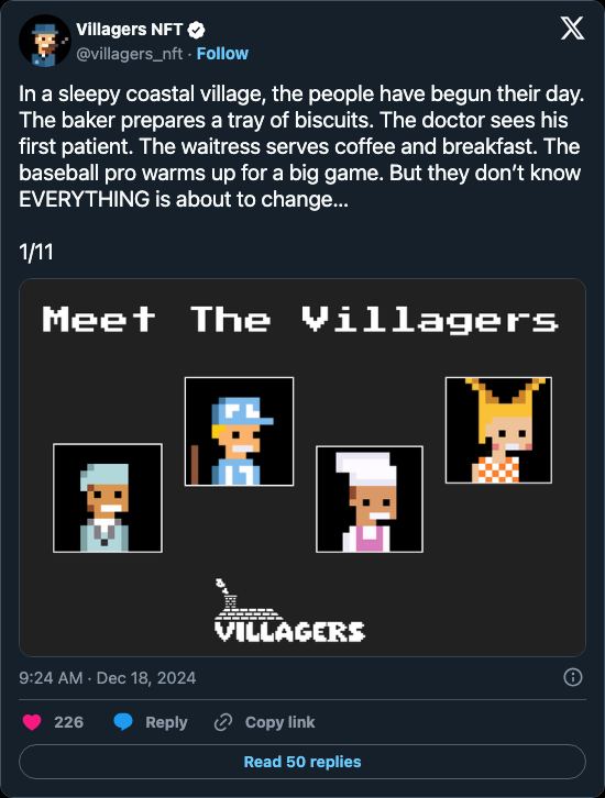 Post from @villagers_nft