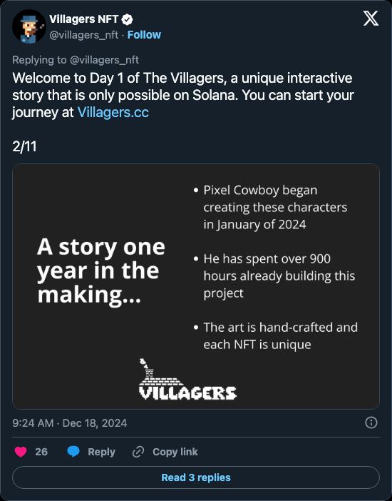 Post from @villagers_nft