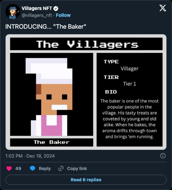Post from @villagers_nft