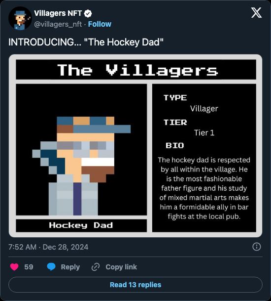 Post from @villagers_nft
