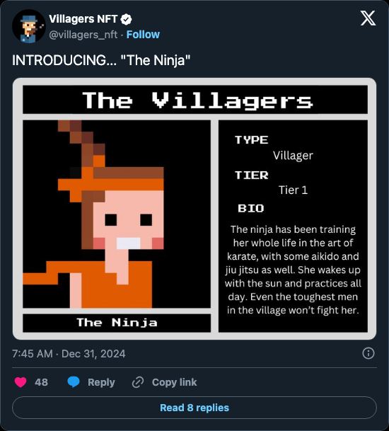 Post from @villagers_nft