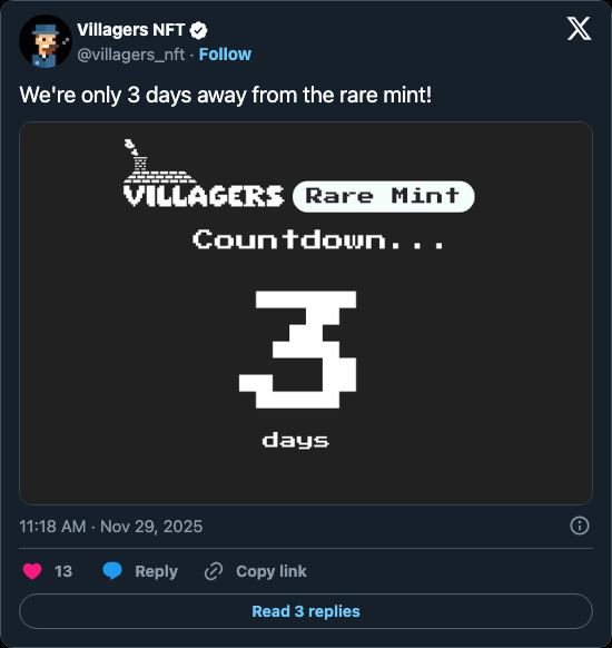 Post from @villagers_nft