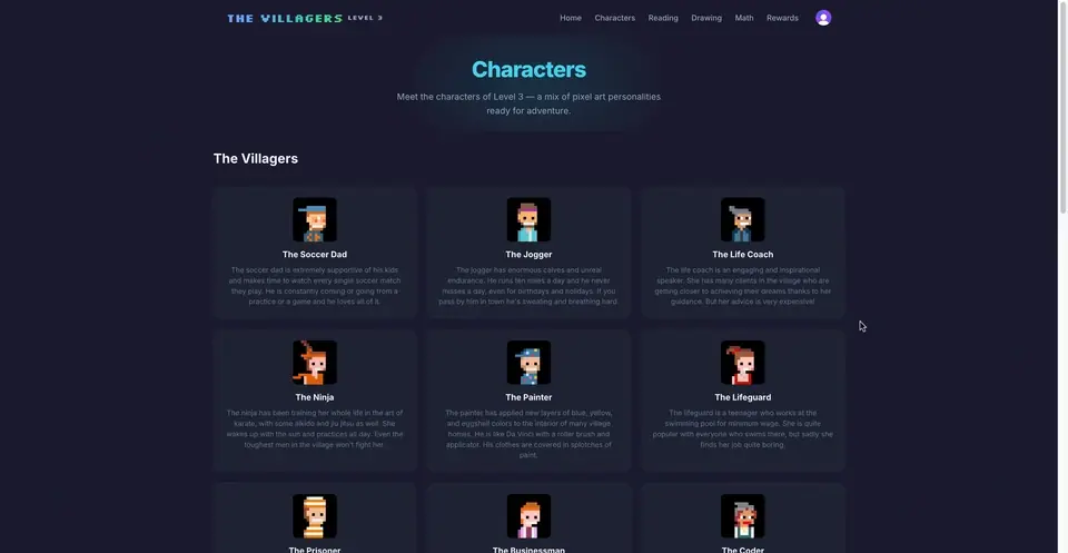 The villager cast