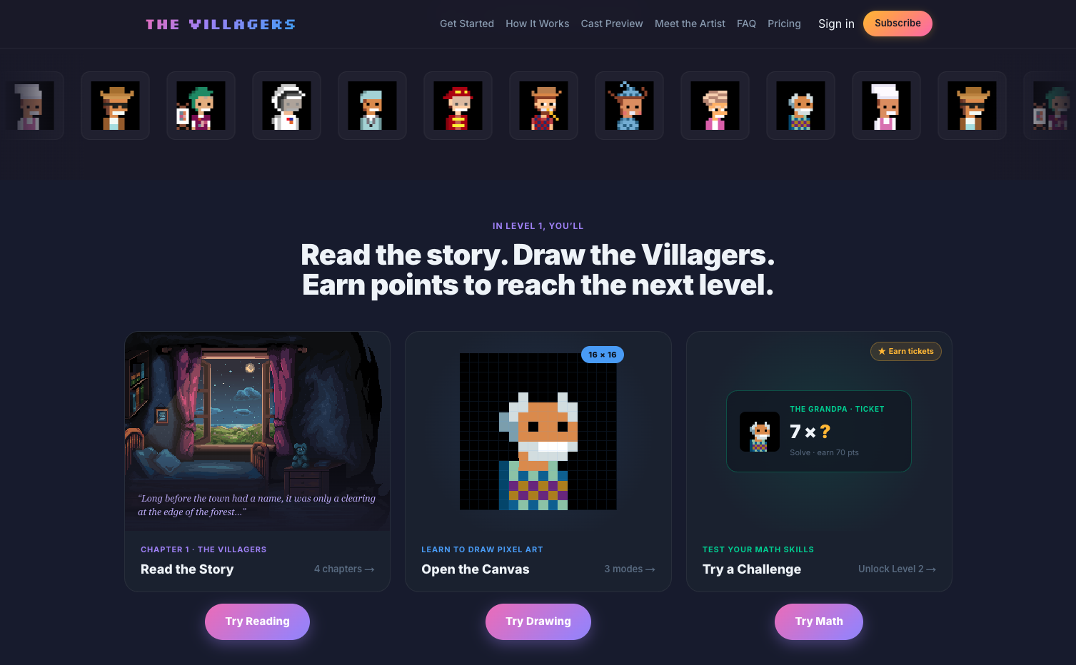 The Villagers educational product